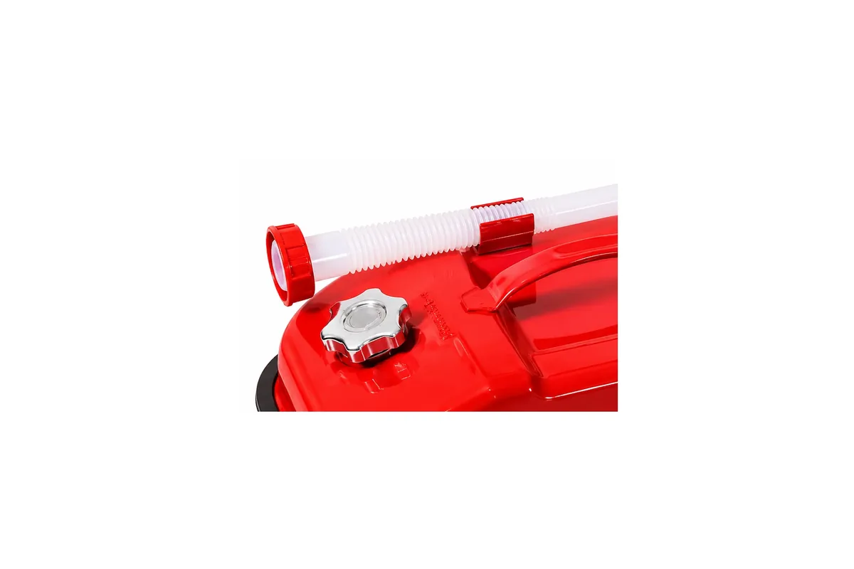 Vented caps and pouring spouts for jerry cans